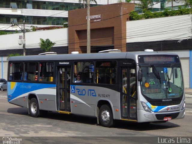 Rio Ita RJ 152.471 na cidade de Itaboraí, Rio de Janeiro, Brasil, por Lucas Lima. ID da foto: 4030452.