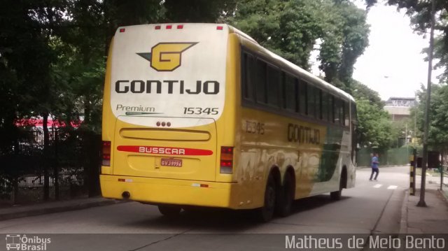 Empresa Gontijo de Transportes 15345 na cidade de São Paulo, São Paulo, Brasil, por Matheus de Melo Bento. Número da foto: #3968304.