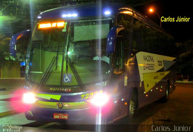 Nacional Expresso 72323 na cidade de Maringá, Paraná, Brasil, por Carlos Júnior. ID da foto: 3968867.