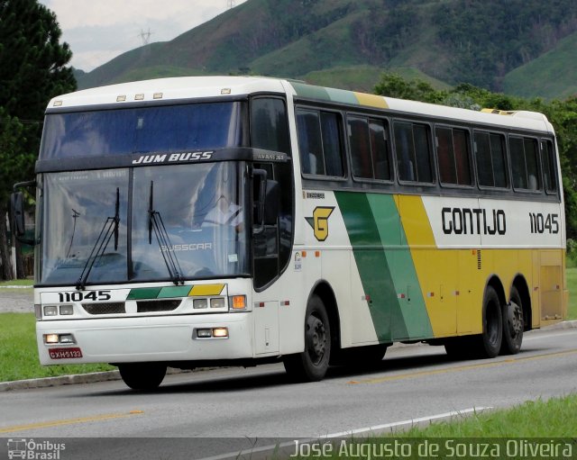 Empresa Gontijo de Transportes 11045 na cidade de Barra do Piraí, Rio de Janeiro, Brasil, por José Augusto de Souza Oliveira. ID da foto: 3968821.