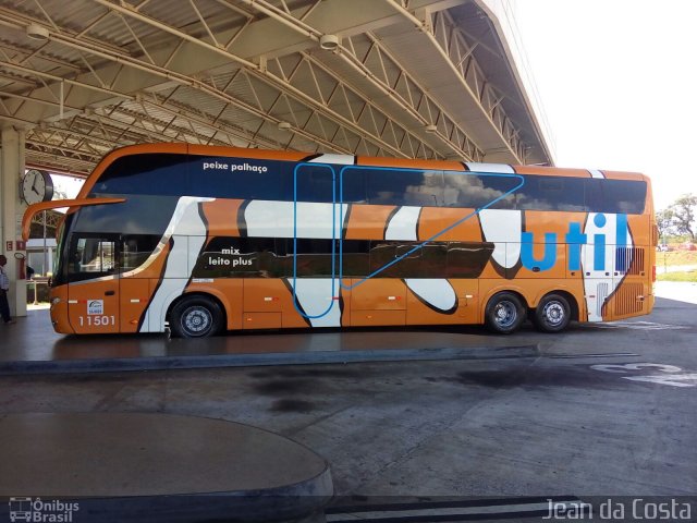 UTIL - União Transporte Interestadual de Luxo 11501 na cidade de Brasília, Distrito Federal, Brasil, por Jean da Costa. Número da foto: #3967190.