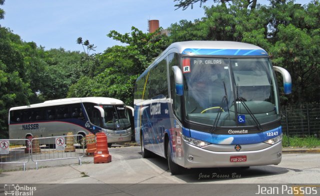 Viação Cometa 12247 na cidade de São Paulo, São Paulo, Brasil, por Jean Passos. Número da foto: #3968535.