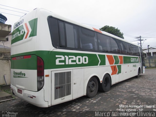 Empresa Gontijo de Transportes 21200 na cidade de São Vicente, São Paulo, Brasil, por Marco Aurélio de Oliveira. Número da foto: #3967708.
