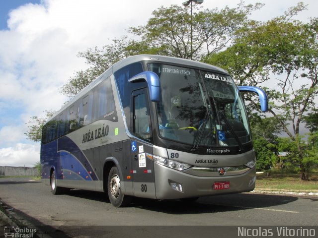 Arêa Leão Turismo 80 na cidade de Teresina, Piauí, Brasil, por Nícolas Vitorino Lopes. Número da foto: #3967726.