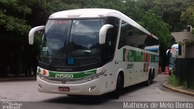 Cia. São Geraldo de Viação 21560 na cidade de São Paulo, São Paulo, Brasil, por Matheus de Melo Bento. Número da foto: #3968206.