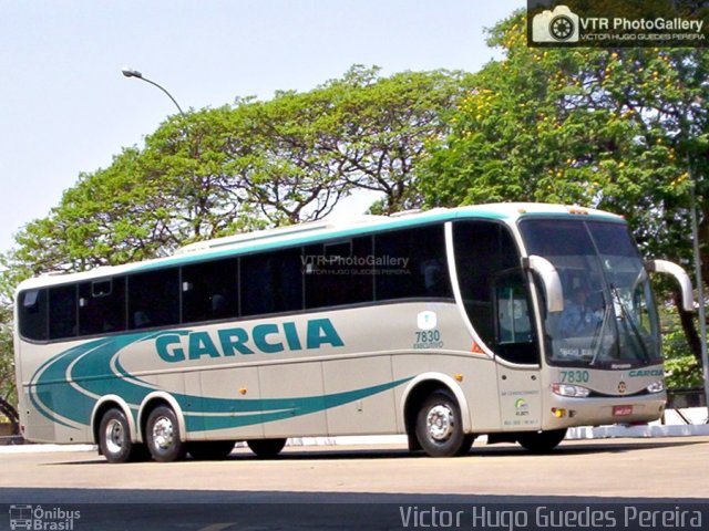 Viação Garcia 7830 na cidade de Maringá, Paraná, Brasil, por Victor Hugo Guedes Pereira. Número da foto: #3968725.