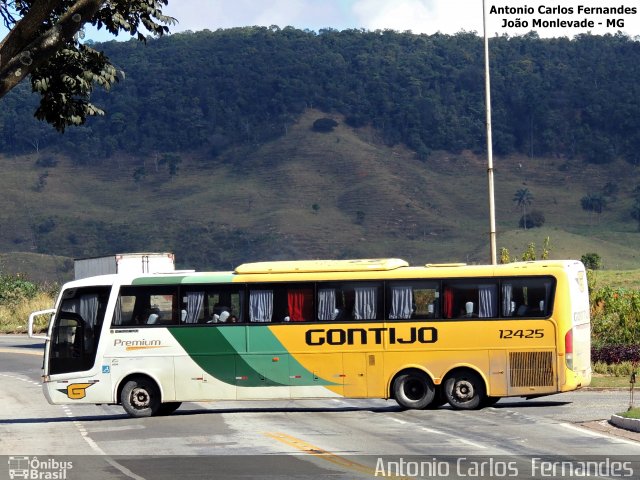 Empresa Gontijo de Transportes 12425 na cidade de João Monlevade, Minas Gerais, Brasil, por Antonio Carlos Fernandes. ID da foto: 3970095.