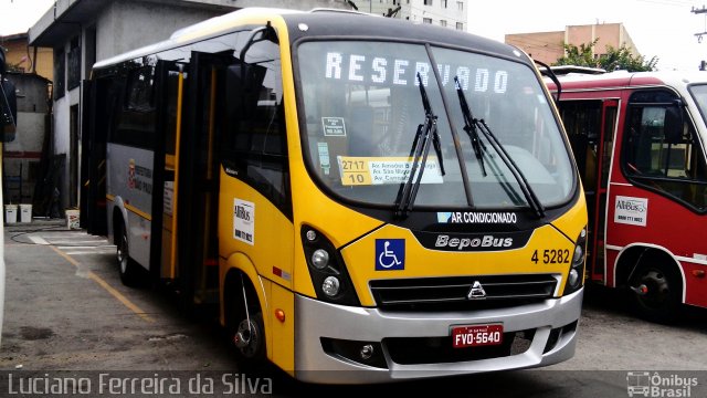 Allibus Transportes 4 5282 na cidade de São Paulo, São Paulo, Brasil, por Luciano Ferreira da Silva. Número da foto: #3970273.