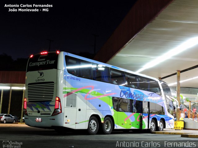 ComperTur Transportes Turísticos 12260 na cidade de João Monlevade, Minas Gerais, Brasil, por Antonio Carlos Fernandes. Número da foto: #3970537.