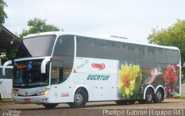Eucatur - Empresa União Cascavel de Transportes e Turismo 4203 na cidade de Porto Velho, Rondônia, Brasil, por Phelipe Gabriel Campos de Souza. Número da foto: #3969548.