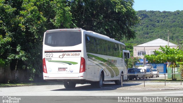 Viação Graciosa 022 na cidade de Morretes, Paraná, Brasil, por Matheus Duarte Souza. ID da foto: 3971889.