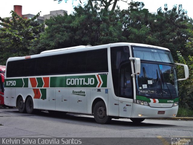 Empresa Gontijo de Transportes 11750 na cidade de São Paulo, São Paulo, Brasil, por Kelvin Silva Caovila Santos. ID da foto: 3973076.