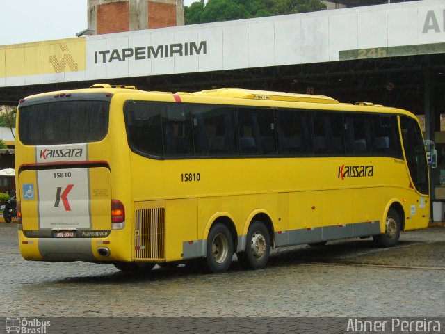 Kaissara - Viação Caiçara 15810 na cidade de Governador Valadares, Minas Gerais, Brasil, por Abner Pereira. ID da foto: 3972110.