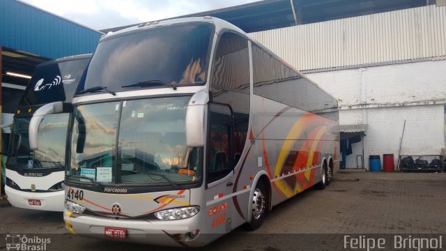 Transgiro Turismo 4140 na cidade de Porto Alegre, Rio Grande do Sul, Brasil, por Felipe  Brignol. Número da foto: #3972653.