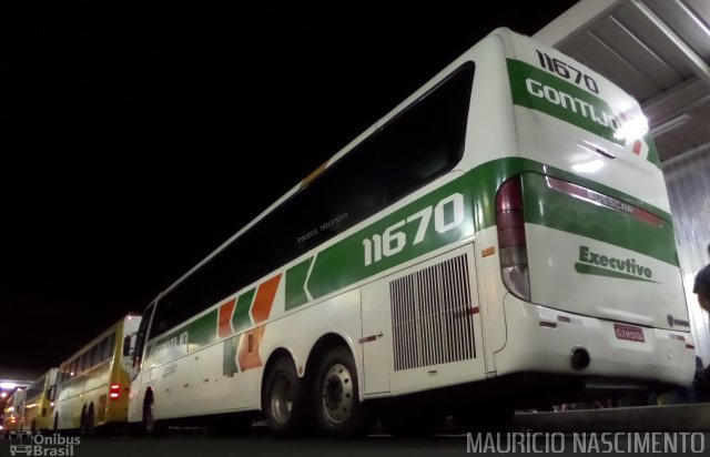 Empresa Gontijo de Transportes 11670 na cidade de Belo Horizonte, Minas Gerais, Brasil, por Maurício Nascimento. Número da foto: #3973693.