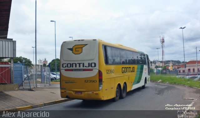 Empresa Gontijo de Transportes 12390 na cidade de Campinas, São Paulo, Brasil, por Alex Aparecido. ID da foto: 3972149.