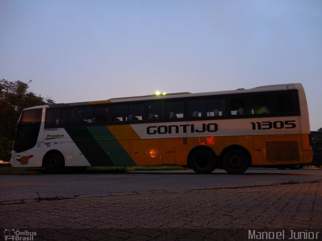 Empresa Gontijo de Transportes 11305 na cidade de São Paulo, São Paulo, Brasil, por Manoel Junior. ID da foto: 3971657.