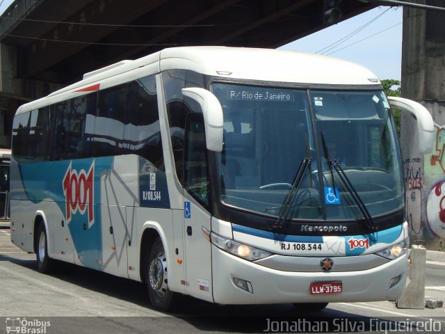 Auto Viação 1001 RJ 108.544 na cidade de Rio de Janeiro, Rio de Janeiro, Brasil, por Jonathan Silva Figueiredo. Número da foto: #3973494.
