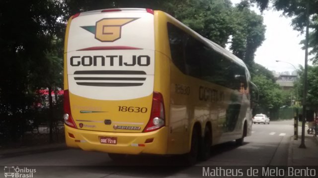 Empresa Gontijo de Transportes 18630 na cidade de São Paulo, São Paulo, Brasil, por Matheus de Melo Bento. Número da foto: #3975830.