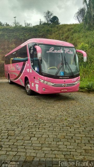 Lual Rio Turismo e Fretamento 3100 na cidade de São José do Vale do Rio Preto, Rio de Janeiro, Brasil, por Felipe França. Número da foto: #3973866.