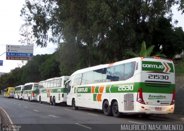 Empresa Gontijo de Transportes 21530 - Estacionamento José Cândido na cidade de Belo Horizonte, Minas Gerais, Brasil, por Maurício Nascimento. ID da foto: 3975824.