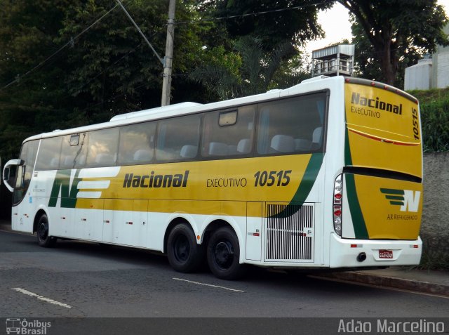 Viação Nacional 10515 na cidade de Belo Horizonte, Minas Gerais, Brasil, por Adão Raimundo Marcelino. Número da foto: #3975291.