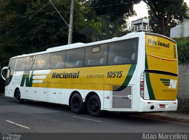 Viação Nacional 10515 na cidade de Belo Horizonte, Minas Gerais, Brasil, por Adão Raimundo Marcelino. ID da foto: 3975291.