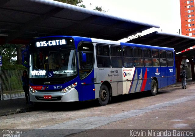 Auto Viação Bragança Metropolitana > Viação Raposo Tavares 12.253 na cidade de São Paulo, São Paulo, Brasil, por Kevin Miranda Barros. ID da foto: 3975263.