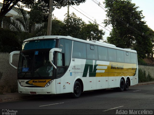 Viação Nacional 10515 na cidade de Belo Horizonte, Minas Gerais, Brasil, por Adão Raimundo Marcelino. ID da foto: 3975271.