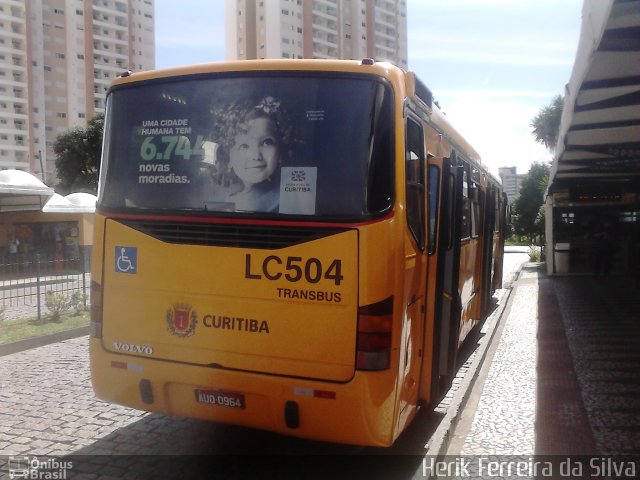 Araucária Transportes Coletivos LC504 na cidade de Curitiba, Paraná, Brasil, por Herik Ferreira da Silva. ID da foto: 3974010.