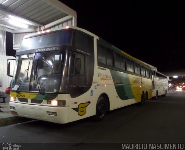 Empresa Gontijo de Transportes 15760 na cidade de Belo Horizonte, Minas Gerais, Brasil, por Maurício Nascimento. ID da foto: 3978079.