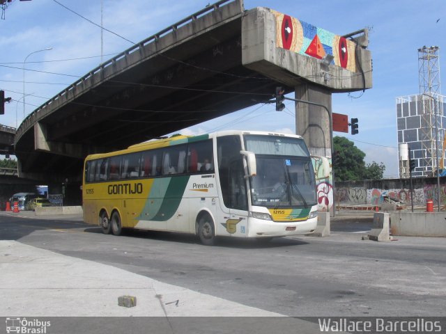 Empresa Gontijo de Transportes 12155 na cidade de Rio de Janeiro, Rio de Janeiro, Brasil, por Wallace Barcellos. ID da foto: 3977432.