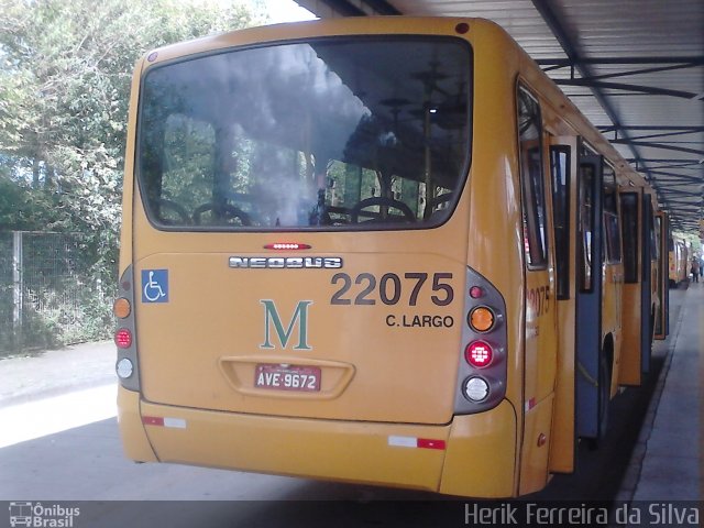 Empresa de Ônibus Campo Largo 22075 na cidade de Campo Largo, Paraná, Brasil, por Herik Ferreira da Silva. Número da foto: #3977458.