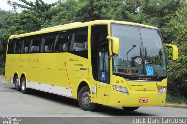 Viação Itapemirim 48101 na cidade de São Paulo, São Paulo, Brasil, por Erick Dias. Número da foto: #3976463.
