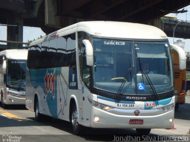 Auto Viação 1001 RJ 108.389 na cidade de Rio de Janeiro, Rio de Janeiro, Brasil, por Jonathan Silva Figueiredo. ID da foto: 3977945.