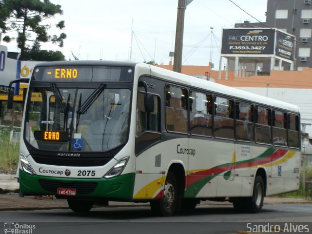 Empresa de Transportes Coletivos Courocap 2075 na cidade de Novo Hamburgo, Rio Grande do Sul, Brasil, por Sandro Alves. ID da foto: 3976804.