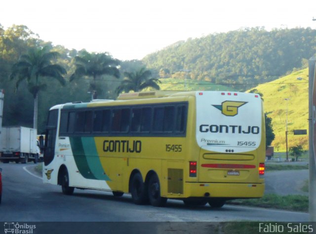 Empresa Gontijo de Transportes 15455 na cidade de Viana, Espírito Santo, Brasil, por Fábio Sales. ID da foto: 3976721.