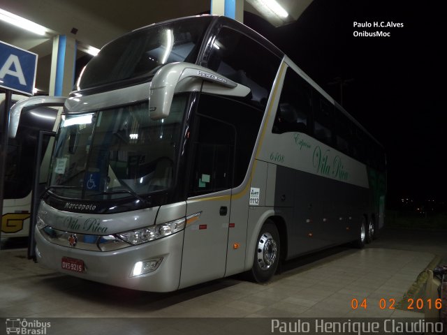 Expresso Vila Rica 6408 na cidade de Montes Claros, Minas Gerais, Brasil, por Paulo Henrique Claudino. Número da foto: #3980376.
