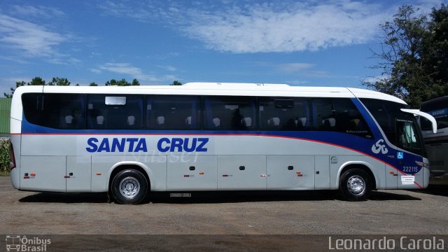Viação Santa Cruz 222115 na cidade de Guaxupé, Minas Gerais, Brasil, por Leonardo Carola. Número da foto: #3979229.
