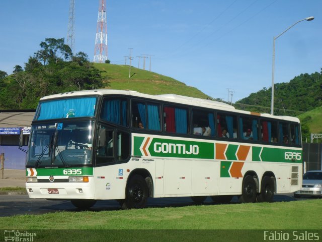 Empresa Gontijo de Transportes 6335 na cidade de Viana, Espírito Santo, Brasil, por Fábio Sales. ID da foto: 3979197.