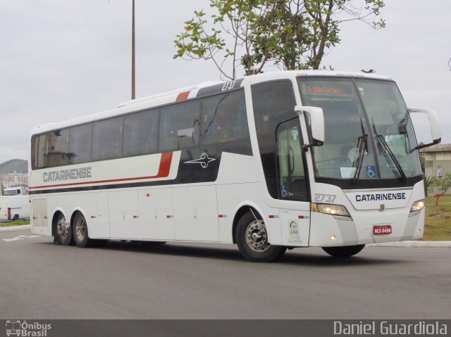 Auto Viação Catarinense 2737 na cidade de Florianópolis, Santa Catarina, Brasil, por Daniel Guardiola. ID da foto: 3979905.