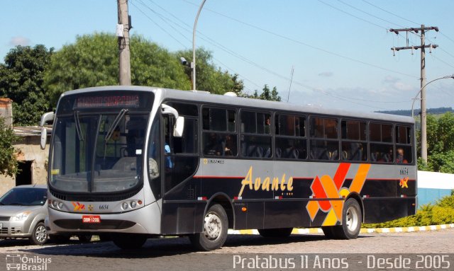 Viação Avante 6654 na cidade de Itu, São Paulo, Brasil, por Cristiano Soares da Silva. Número da foto: #3981569.