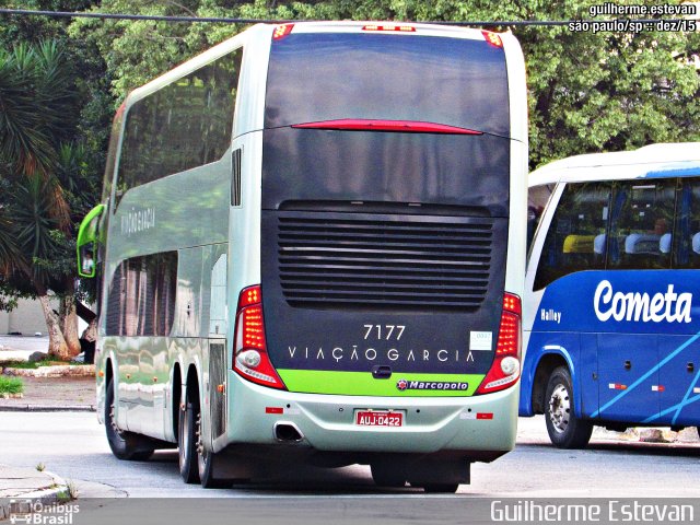 Viação Garcia 7177 na cidade de São Paulo, São Paulo, Brasil, por Guilherme Estevan. ID da foto: 3983143.