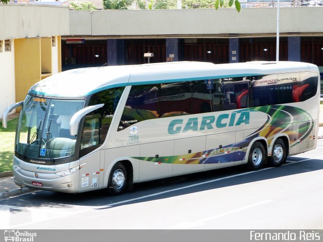 Viação Garcia 7886 na cidade de Ribeirão Preto, São Paulo, Brasil, por Fernando Reis. ID da foto: 3981759.