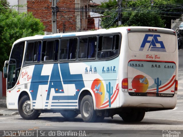 Empresa de Transportes São Luiz 10050 na cidade de Senhor do Bonfim, Bahia, Brasil, por João Victor. ID da foto: 3982248.