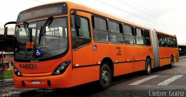 Viação Tamandaré KA693 na cidade de Curitiba, Paraná, Brasil, por Cleber Gumz. Número da foto: #3980986.