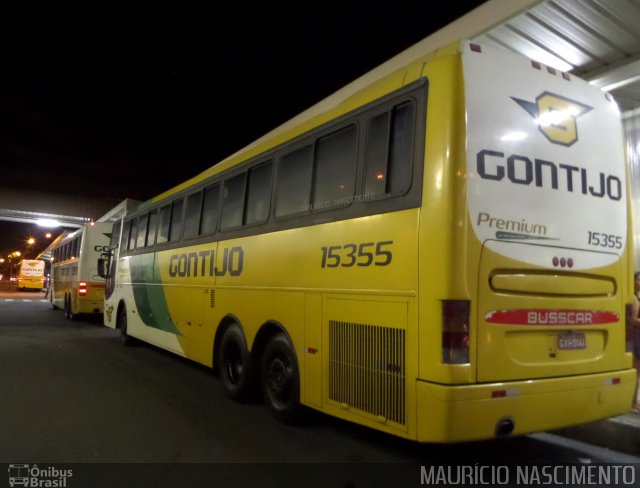 Empresa Gontijo de Transportes 15355 na cidade de Belo Horizonte, Minas Gerais, Brasil, por Maurício Nascimento. ID da foto: 3983341.