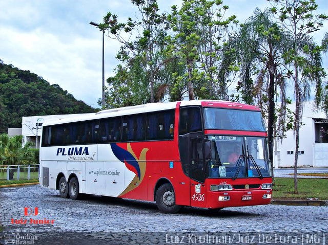 Pluma Conforto e Turismo 4926 na cidade de Juiz de Fora, Minas Gerais, Brasil, por Luiz Krolman. ID da foto: 3982711.