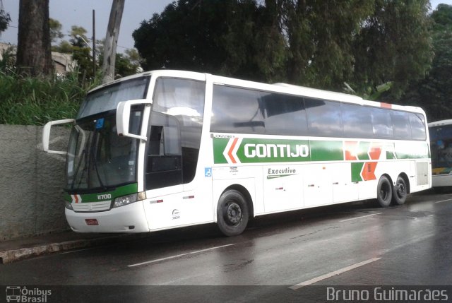 Empresa Gontijo de Transportes 11700 na cidade de Belo Horizonte, Minas Gerais, Brasil, por Bruno Guimarães. ID da foto: 3981124.