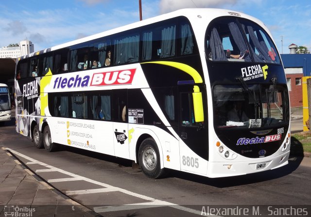 Flecha Bus 8805 na cidade de Porto Alegre, Rio Grande do Sul, Brasil, por Alexandre M.  Sanches. Número da foto: #3982612.